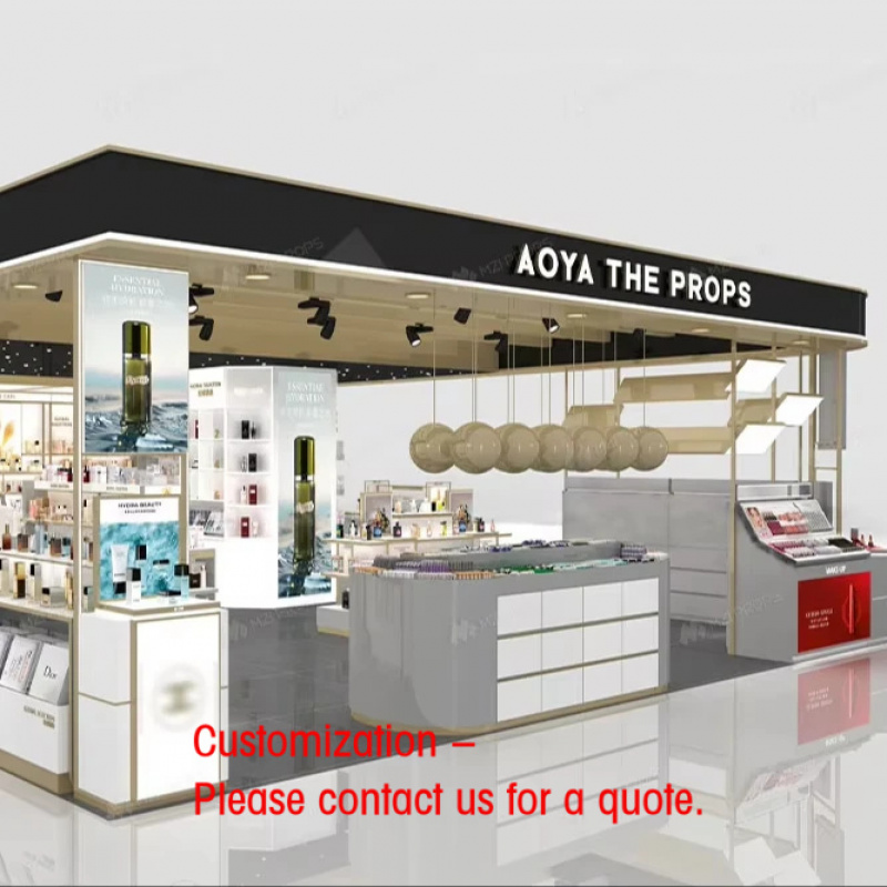 Luxury Skincare Shop - Niestandardowy Luksusowy Kiosk Kosmetyczny, Stojak Ekspozycyjny