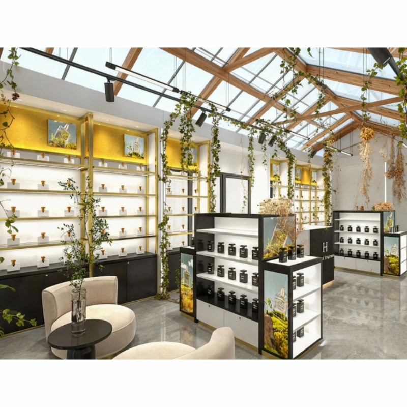 Luxury Skincare Shop - Półki na kosmetyki na zamówienie, ekspozytory
