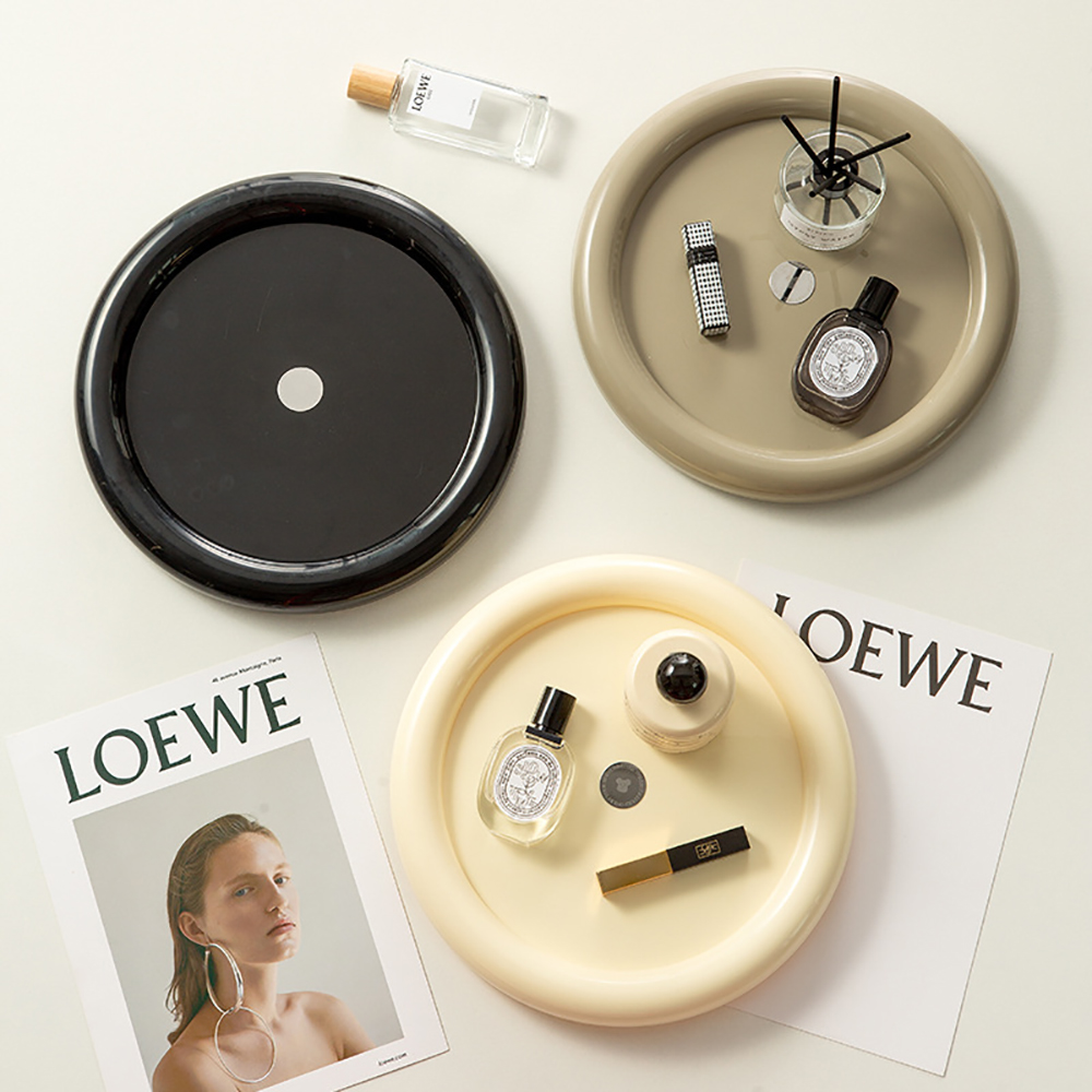 Luxury Skincare Tray - Obrotowy organizer na kosmetyki Lekki luksusowy