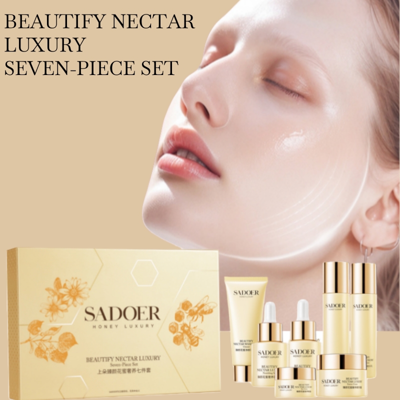 Luxury Skincare Gift Set - Luksusowy siedmioczęściowy zestaw do pielęgnacji skóry
