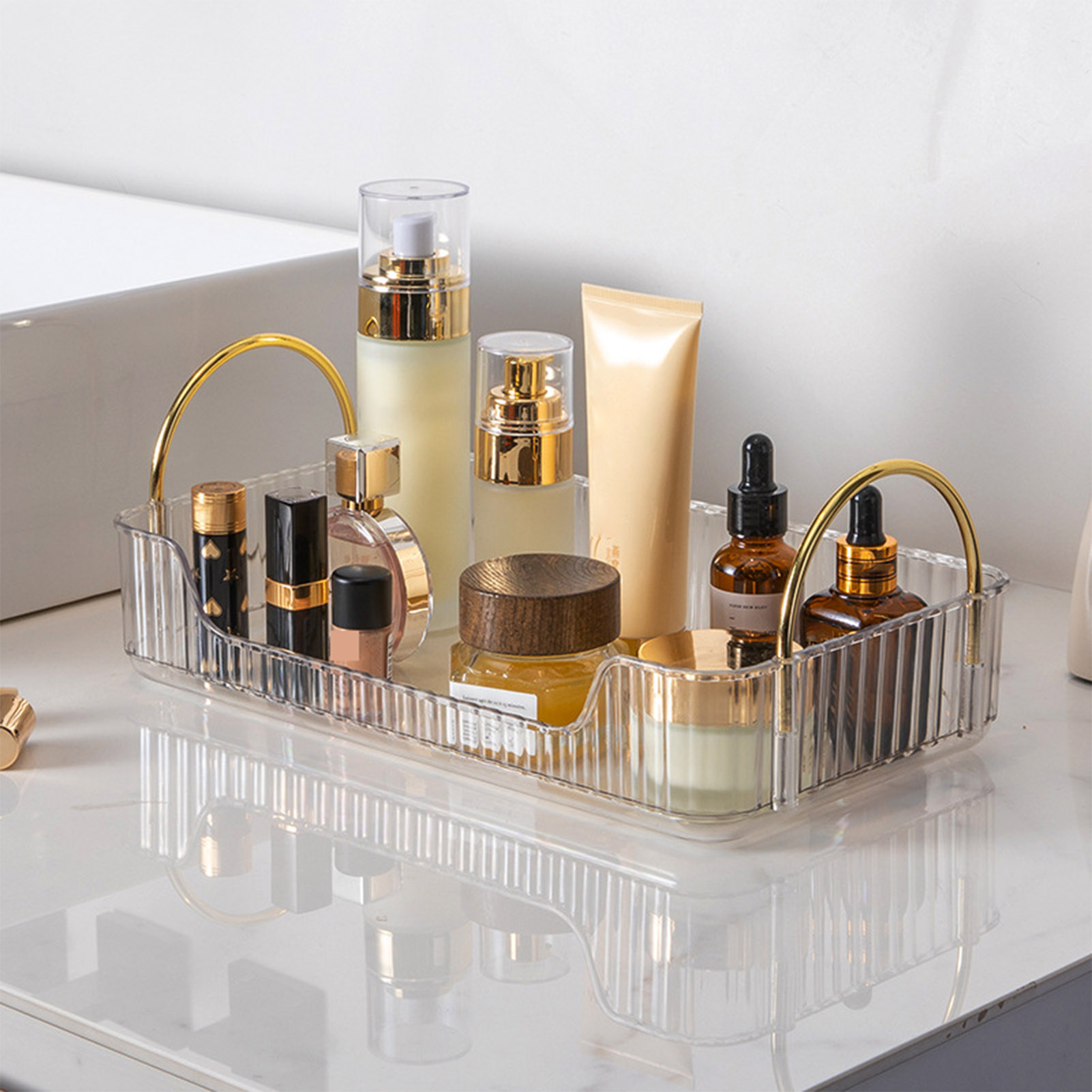 Organizer do łazienki, luksuso – Luxury Skincare Tray recenzja i cena