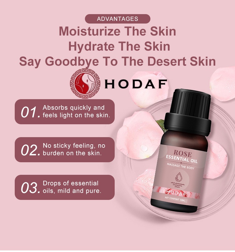 HODAF Olejek eteryczny z róży  – Luxury Skincare Shop recenzja i cena