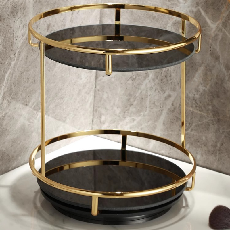 Mosiężna dwupoziomowa taca do  – Luxury Skincare Tray recenzja i cena