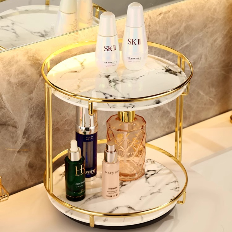 Mosiężna dwupoziomowa taca do  – Luxury Skincare Tray recenzja i cena