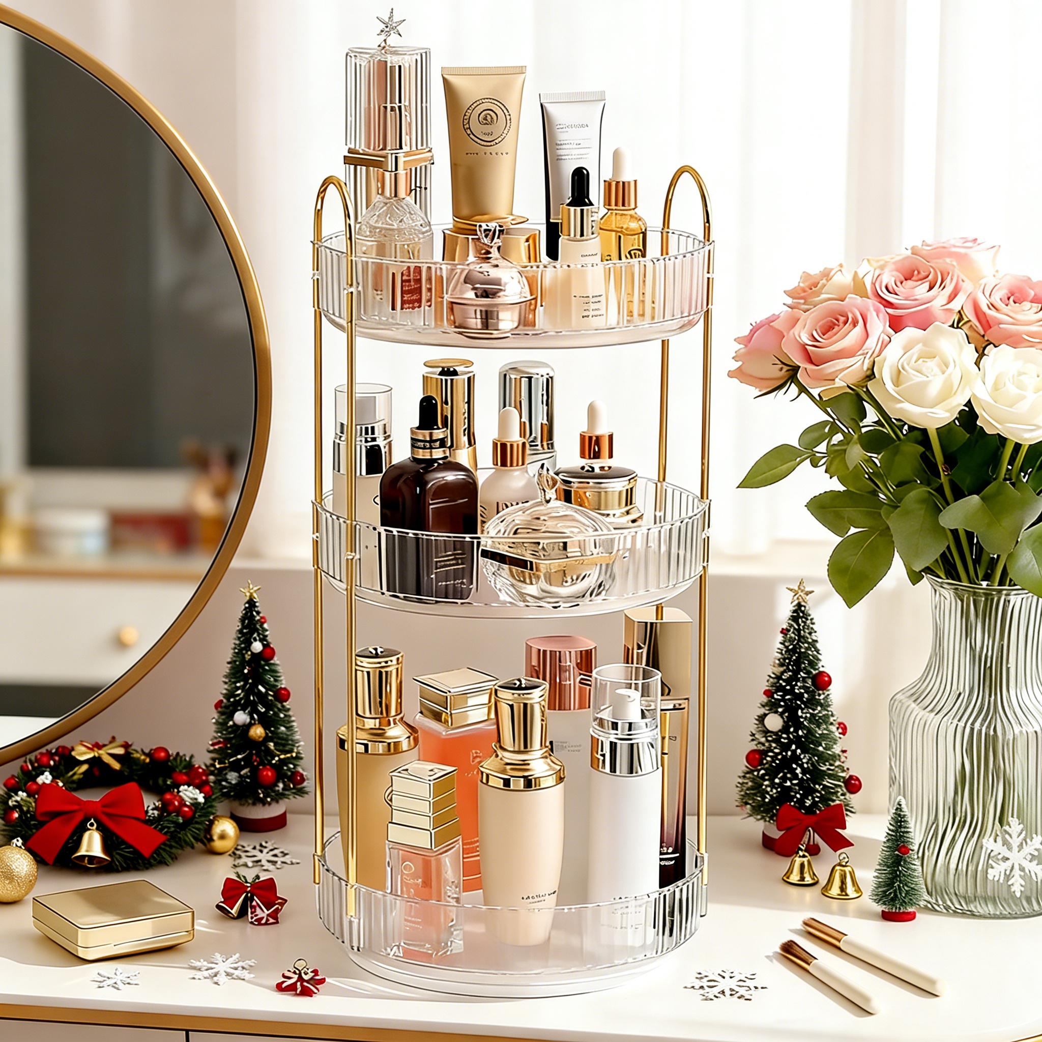 3-poziomowy przezroczysty orga – Luxury Skincare Tray recenzja i cena